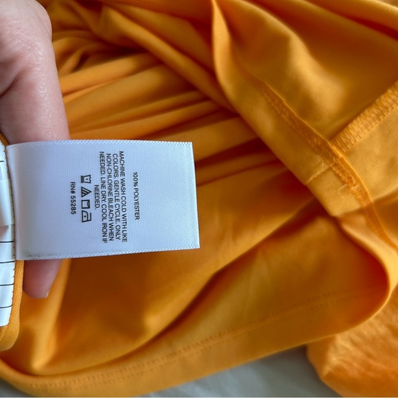 Express Orange Midi Dress - Picture 3 of 10